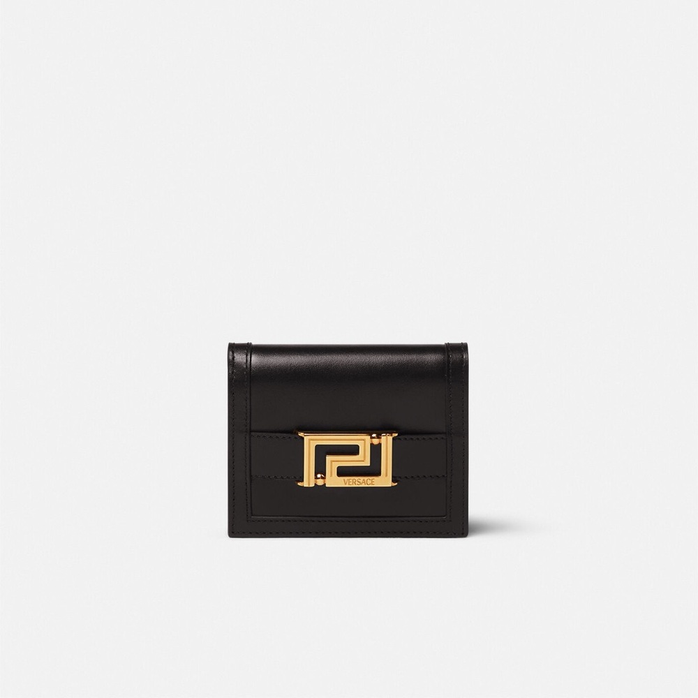 Versace Wallet Wristlet Greca Goddess Bifold